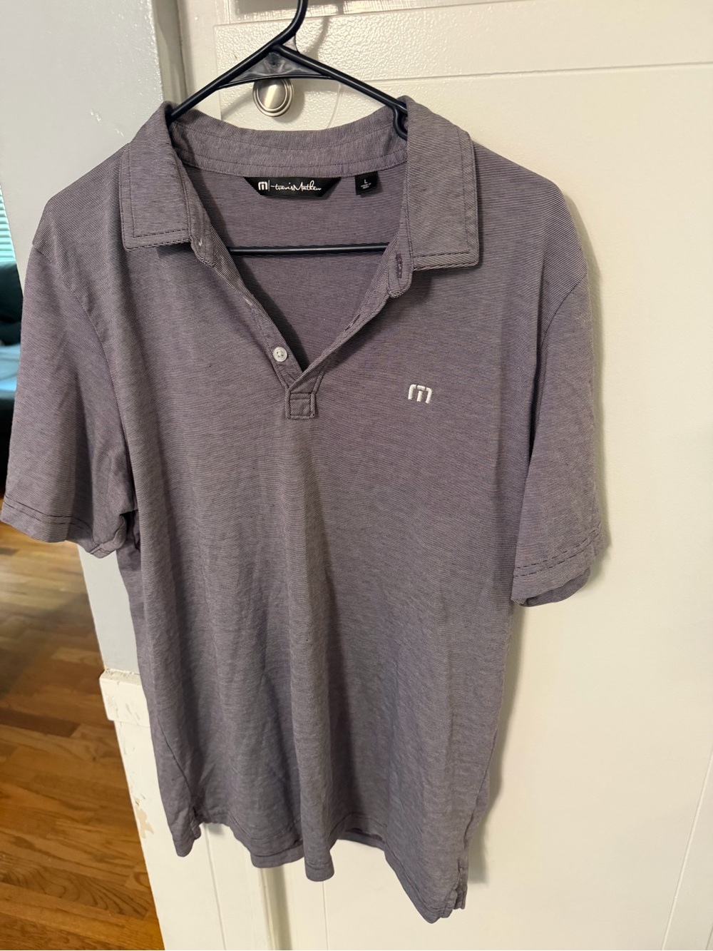 Travis Mathew The Zina Men's Short Sleeve Polo Shirt - Gray
